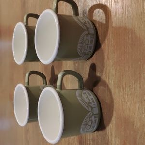 4 Mini Moderns Mug Lot